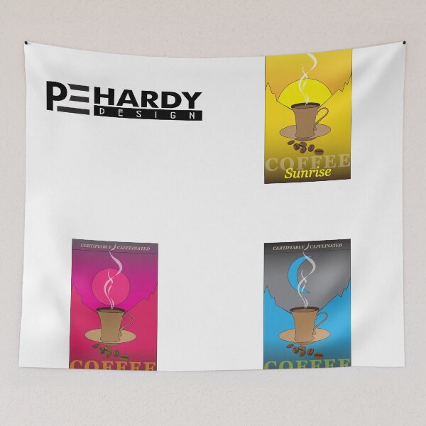 Item preview, Coffee Label Art Sticker Pack designed and sold by PEHardy-Designs.