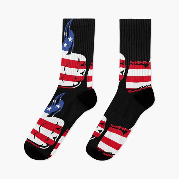 Item preview, Werewolf Thumbs Up USA American Flag Hand Gesture Wolfman designed and sold by BEAST NYC.