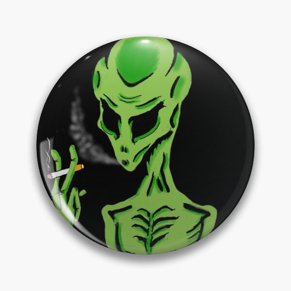 Item preview, Smoking Alien designed and sold by YugiHomo.