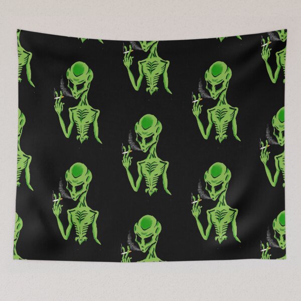 Item preview, Smoking Alien designed and sold by YugiHomo.