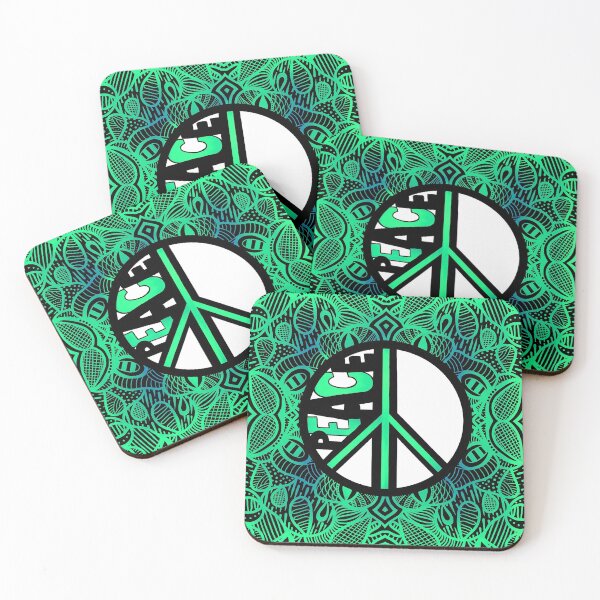 Item preview, Green Peace Sign designed and sold by doodlebopshop.
