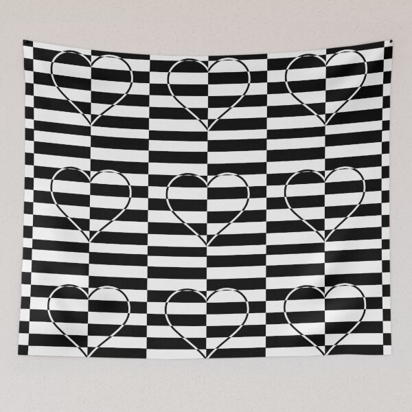 Item preview, black&white heart designed and sold by Kreative4.