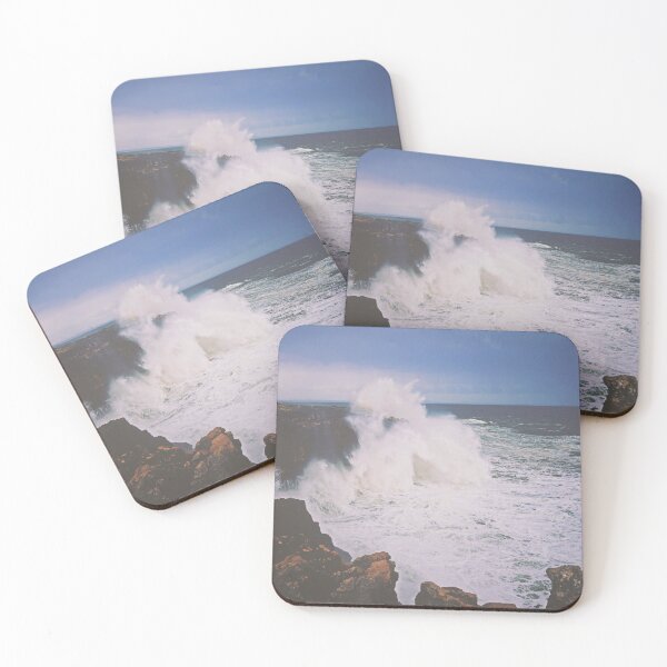 Item preview, Ocean Huge Waves against Coast Rocks designed and sold by Schuva.