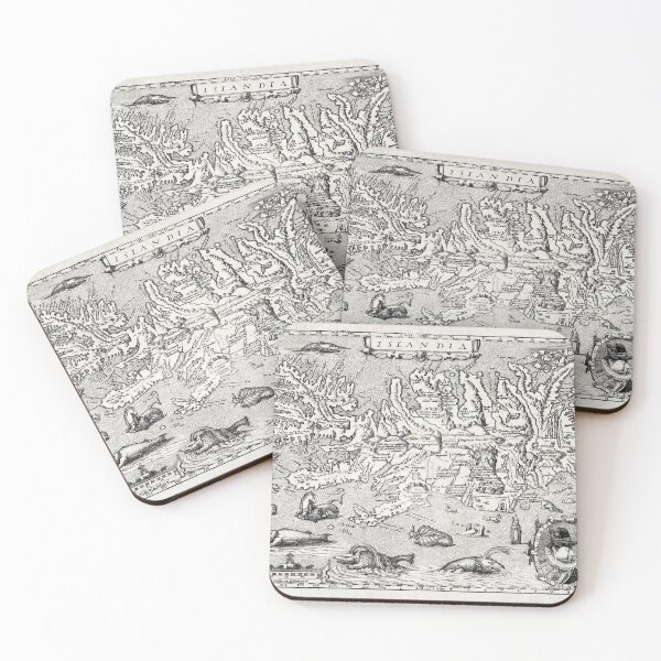 Item preview, 1600 Vintage Map of Iceland designed and sold by Gin  Neko.