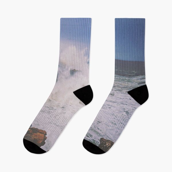 Item preview, Ocean Huge Waves against Coast Rocks designed and sold by Schuva.