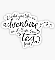 Adventure or tea? Sticker