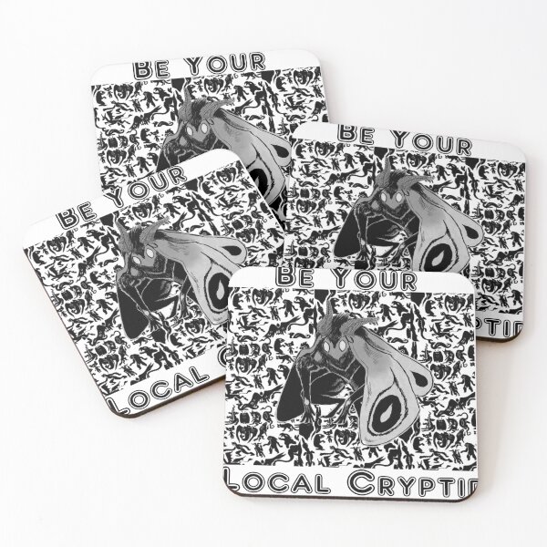 Item preview, Be Your Local Cryptid (Mothman) designed and sold by OpossumOddities.