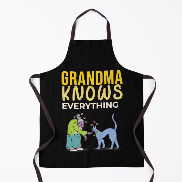Item preview, Grandma Knows Everything Cats designed and sold by ShirtsJH.