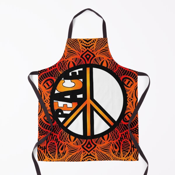Item preview, Orange Peace Sign designed and sold by doodlebopshop.