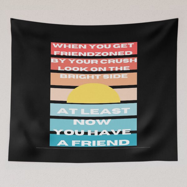 Item preview, When You Get Friendzoned Funny Brutal Meme Sunset Design designed and sold by TheHappyK.