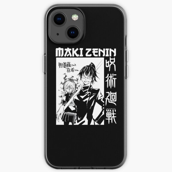 Maki Zenin - Jujutsu kaisen anime - Art Vintage Coque souple iPhone