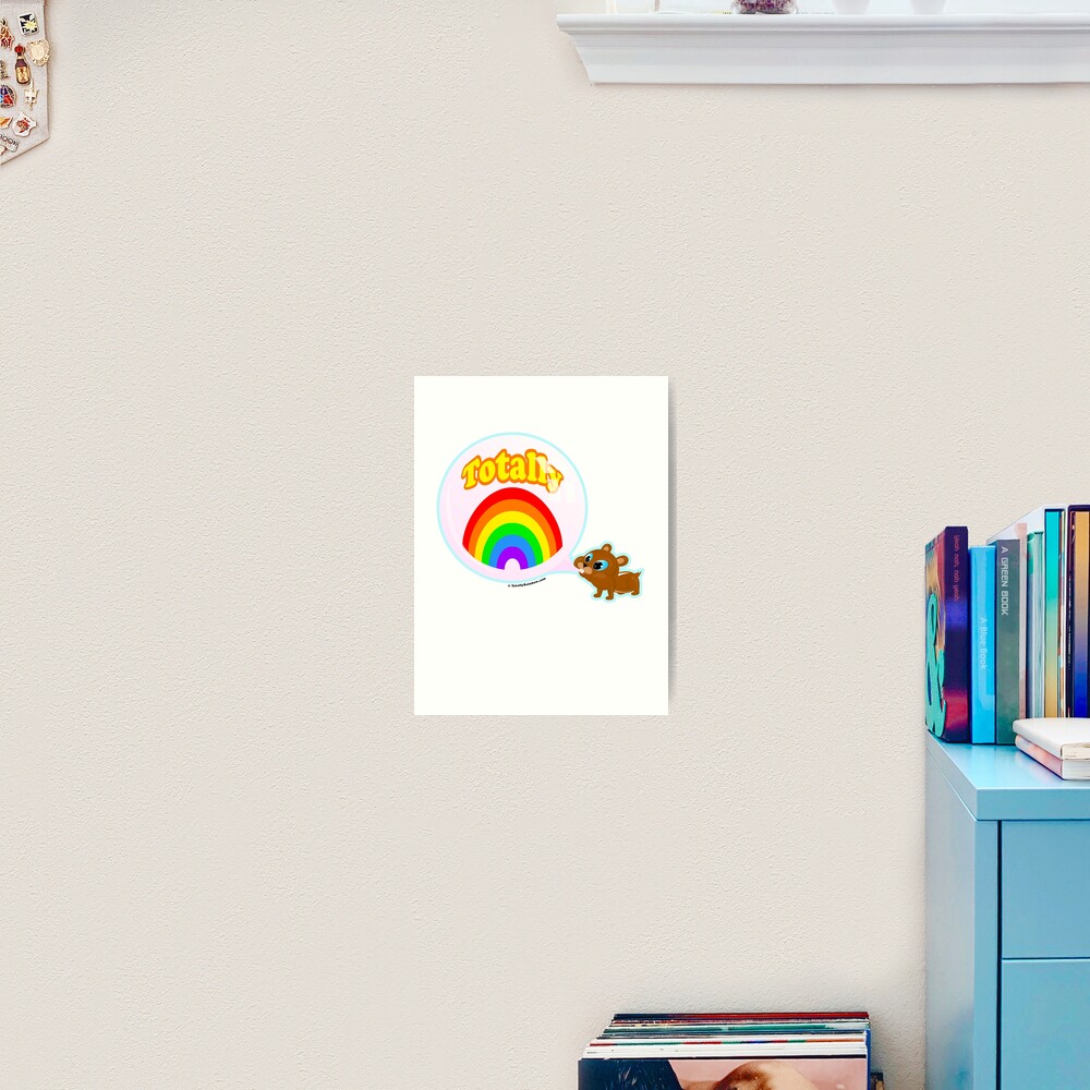 Bubble Gum Bandit! Art Print