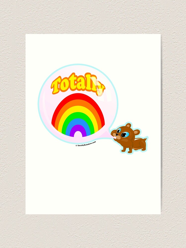 Alternate view of Bubble Gum Bandit! Art Print