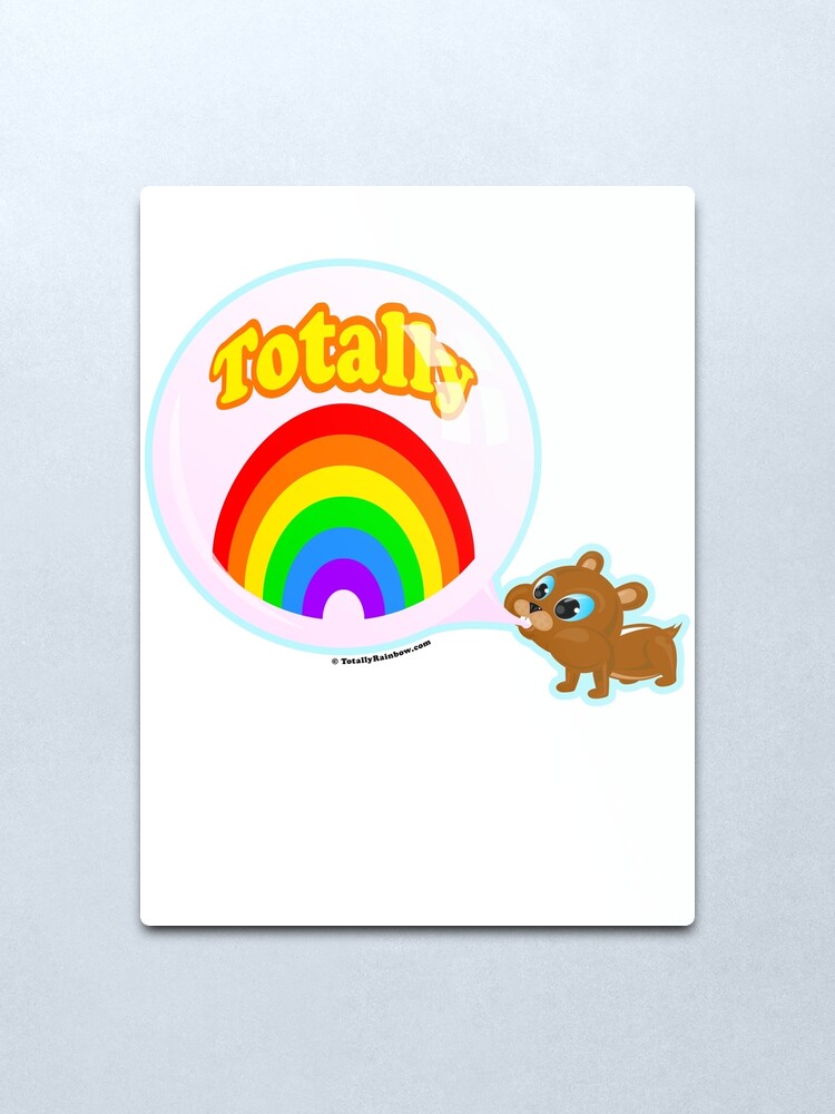 Alternate view of Bubble Gum Bandit! Metal Print