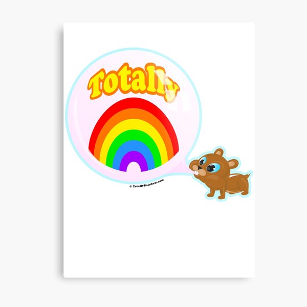 Bubble Gum Bandit! Metal Print