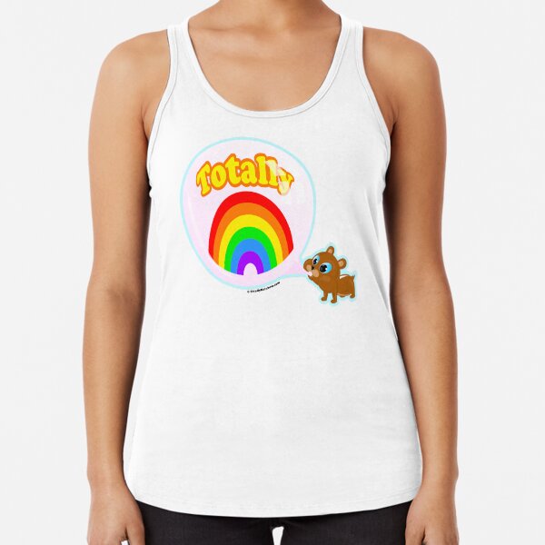 Bubble Gum Bandit! Racerback Tank Top