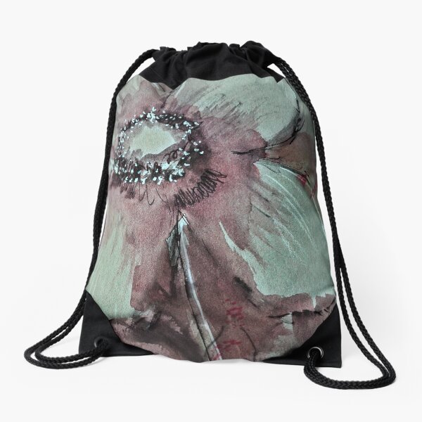 Flor Llena de Amor Drawstring Bag