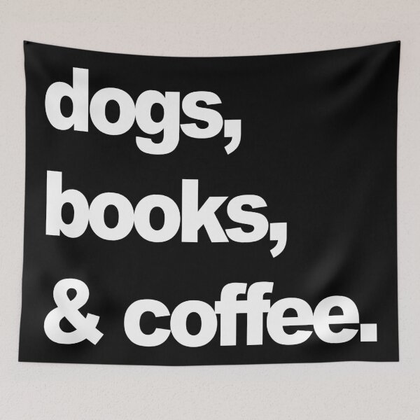 Item preview, Dogs, Books and Coffee designed and sold by SoLarghi.