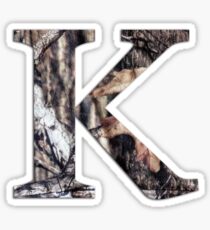 Camo K Sticker