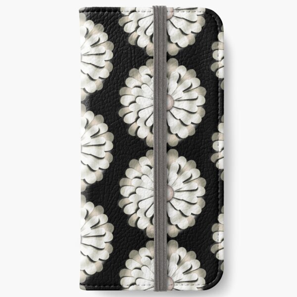 Crazy Daisy in Cream iPhone Wallet