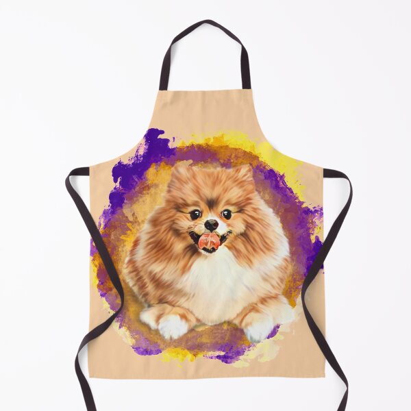 Item preview, Cute Pomeranian dog abstract graphic art designed and sold by forziati design.