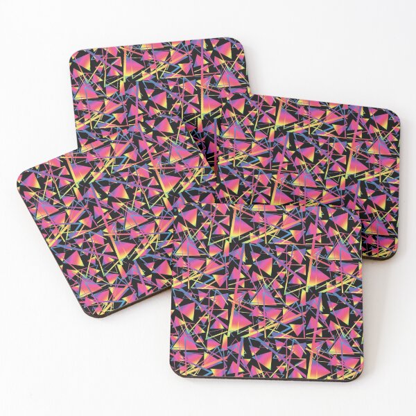 Item preview, Rainbow 80s Geometric Trippy Print designed and sold by funkgoddesign.