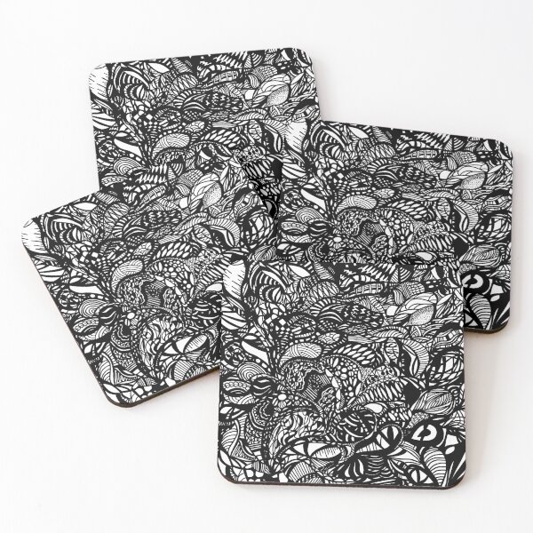 Item preview, Black & White Doodle designed and sold by doodlebopshop.