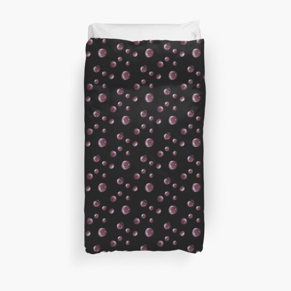 Purple Bubbles Duvet Cover