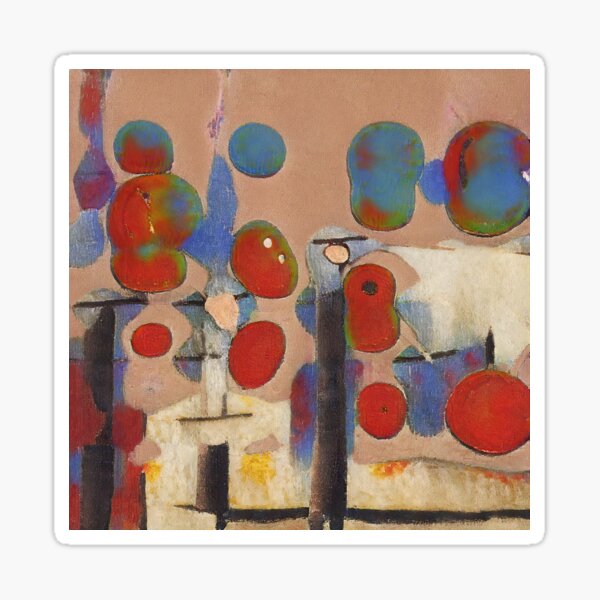 Artificial Intelligence Generative Painting N°1 Sticker