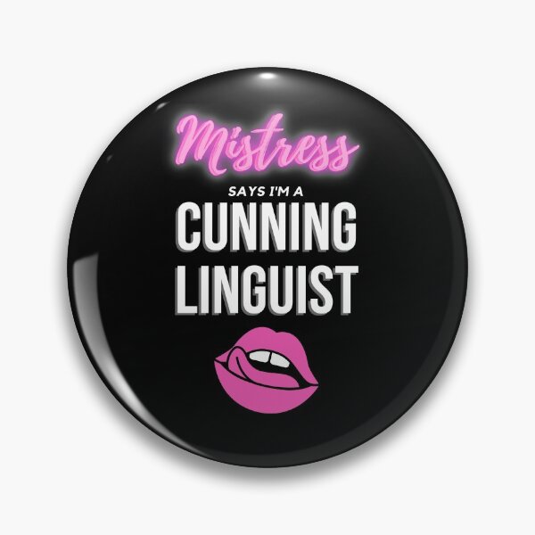 Item preview, Cunning Linguist, BDSM Design for Bottoms and Subs designed and sold by ForbiddenFlavor.