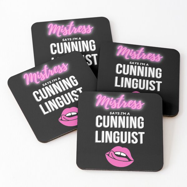 Item preview, Cunning Linguist, BDSM Design for Bottoms and Subs designed and sold by ForbiddenFlavor.
