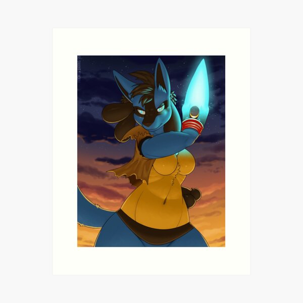 Aura Blade Art Print