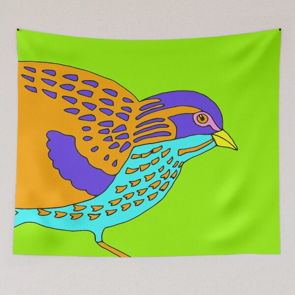 Item preview, Psychedelic Hello Bird designed and sold by katemargoli.