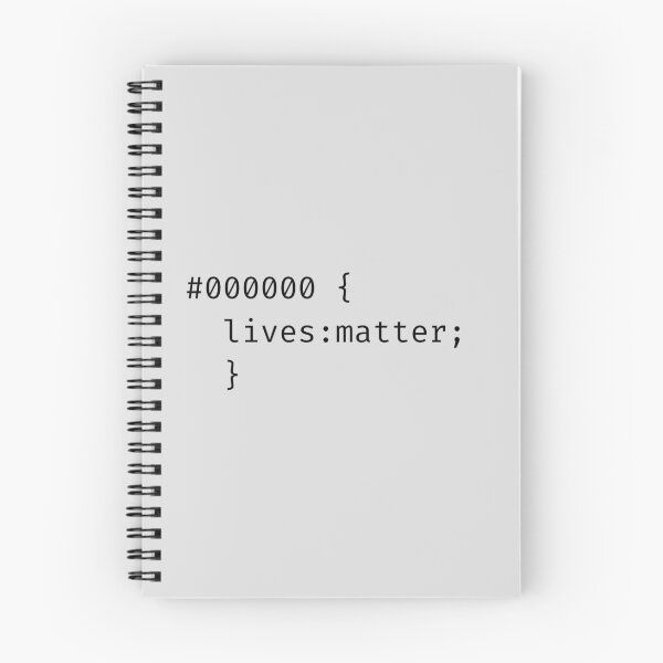 Item preview, Black Lives Matter - in programming language and hex code 000000 designed and sold by Rhu Creations.