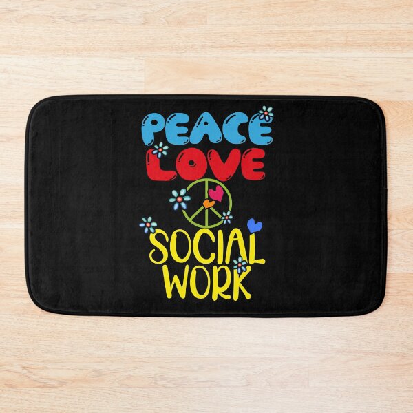 Item preview, Peace Love Social Work, Social Worker designed and sold by orangeblue21.