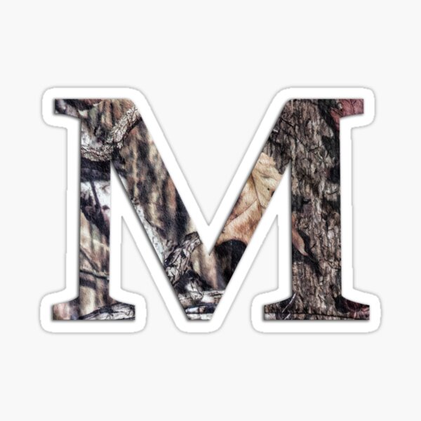 Camo M Sticker