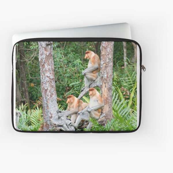 Proboscis Monkey group Laptop Sleeve