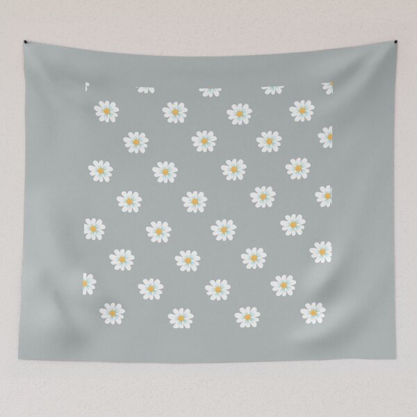 Item preview, Daisies on Gray designed and sold by fabibar.