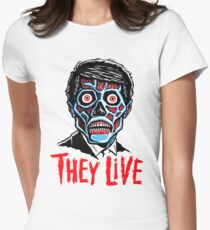 THEY LIVE!!! Women's Fitted T-Shirt