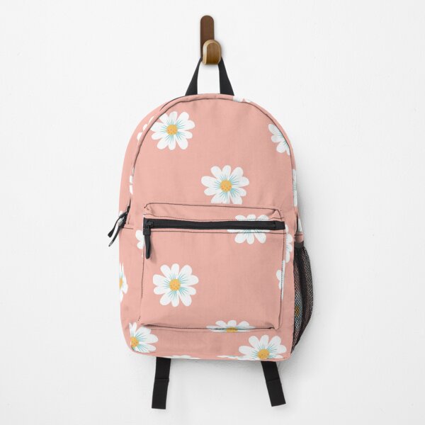 Item preview, Daisies on Coral Pink designed and sold by fabibar.