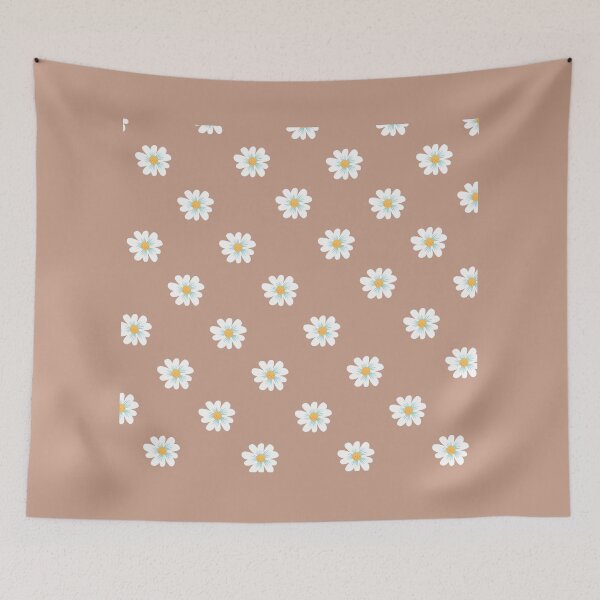 Item preview, Daisies on Brown designed and sold by fabibar.