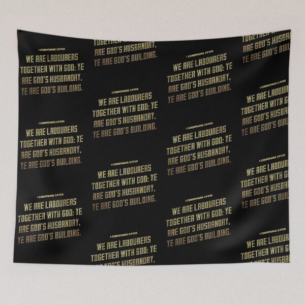 Item preview, "1 Corinthians 3:9" designed and sold by 4cornersunite.