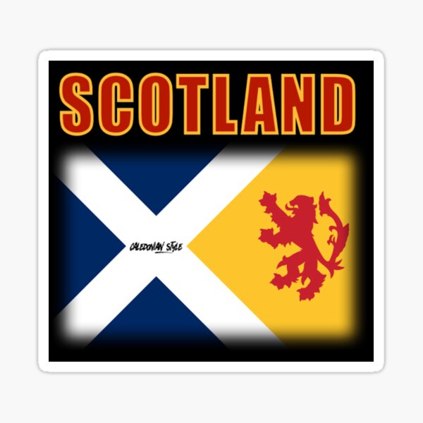 "Scottish flags by Caledonian style" Sticker for Sale by The9thScot