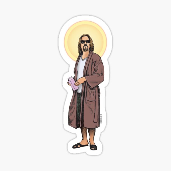The Dude, The big Lebowski (version Halo) Sticker