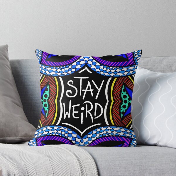 Item preview, Purple Stay Weird Doodle designed and sold by doodlebopshop.