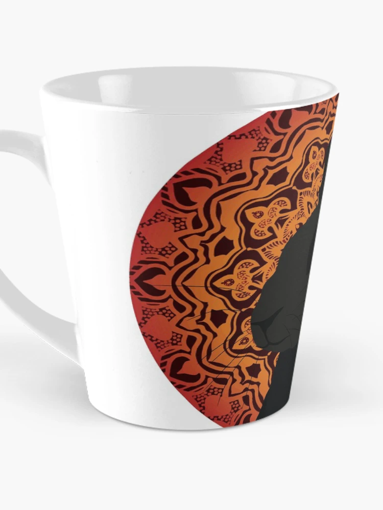 Thumbnail 3 of 4, Coffee Mug, Black Rabbit designed and sold by FarOutGraphics.