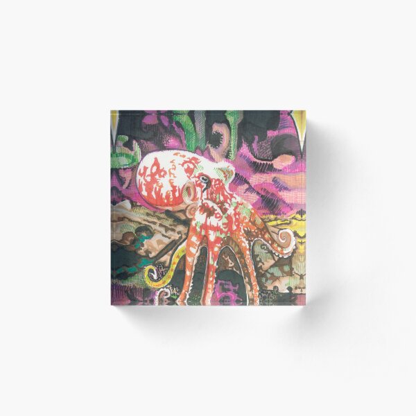 octopus Acrylic Block