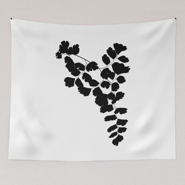 Item preview, Delicate Plant Leaves Silhouette designed and sold by badlydrawnbabe.
