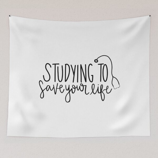 Item preview, studying to save your life  designed and sold by sarahlynndesign.