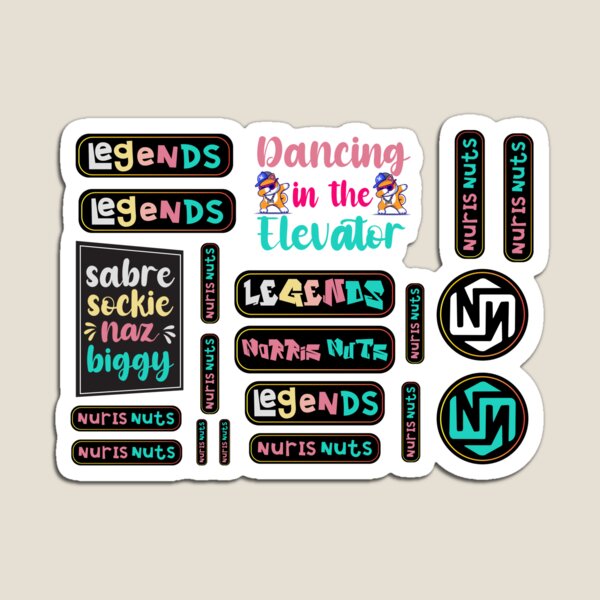 Item preview, Norris Nuts Sticker Pack | Norris Nuts designed and sold by graphic-genie.
